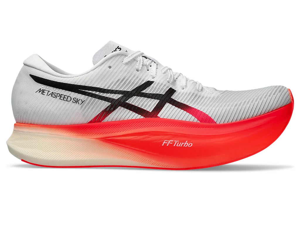 Asics Metaspeed Sky + Mens - Durban Runner 7.5 / White/Black