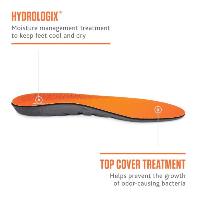 Sofsole Athlete Mens - Durban Runner 7 TO 8.5 / Orange Grey
