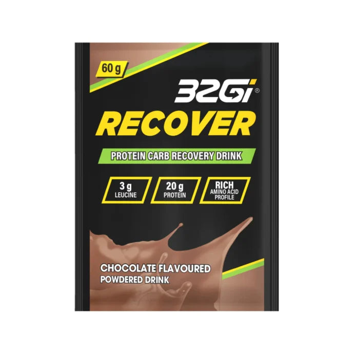 32Gi Chocolate Recover Protein Sports Drink Sachet 60g - Durban Runner 65G / Chocolate