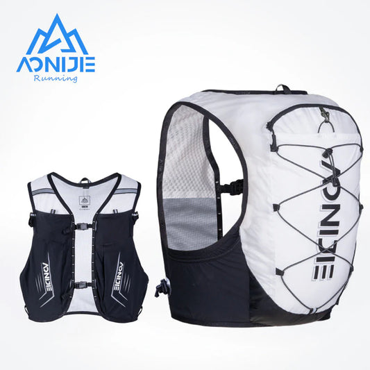 Aonijie Lightweight Hydration Backpack - Durban Runner S / Black White