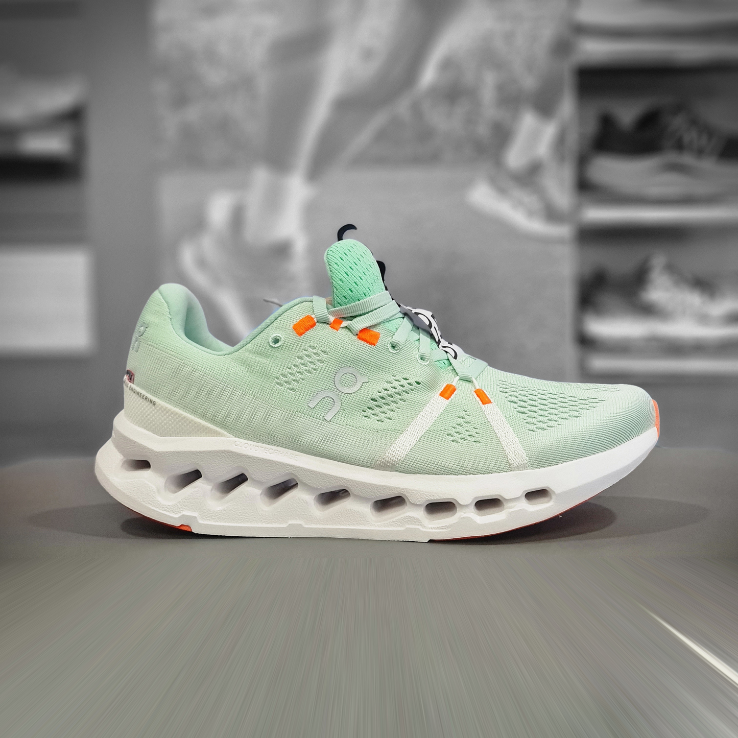 On Cloud Surfer Mens - Durban Runner 7.5 / Creek/White