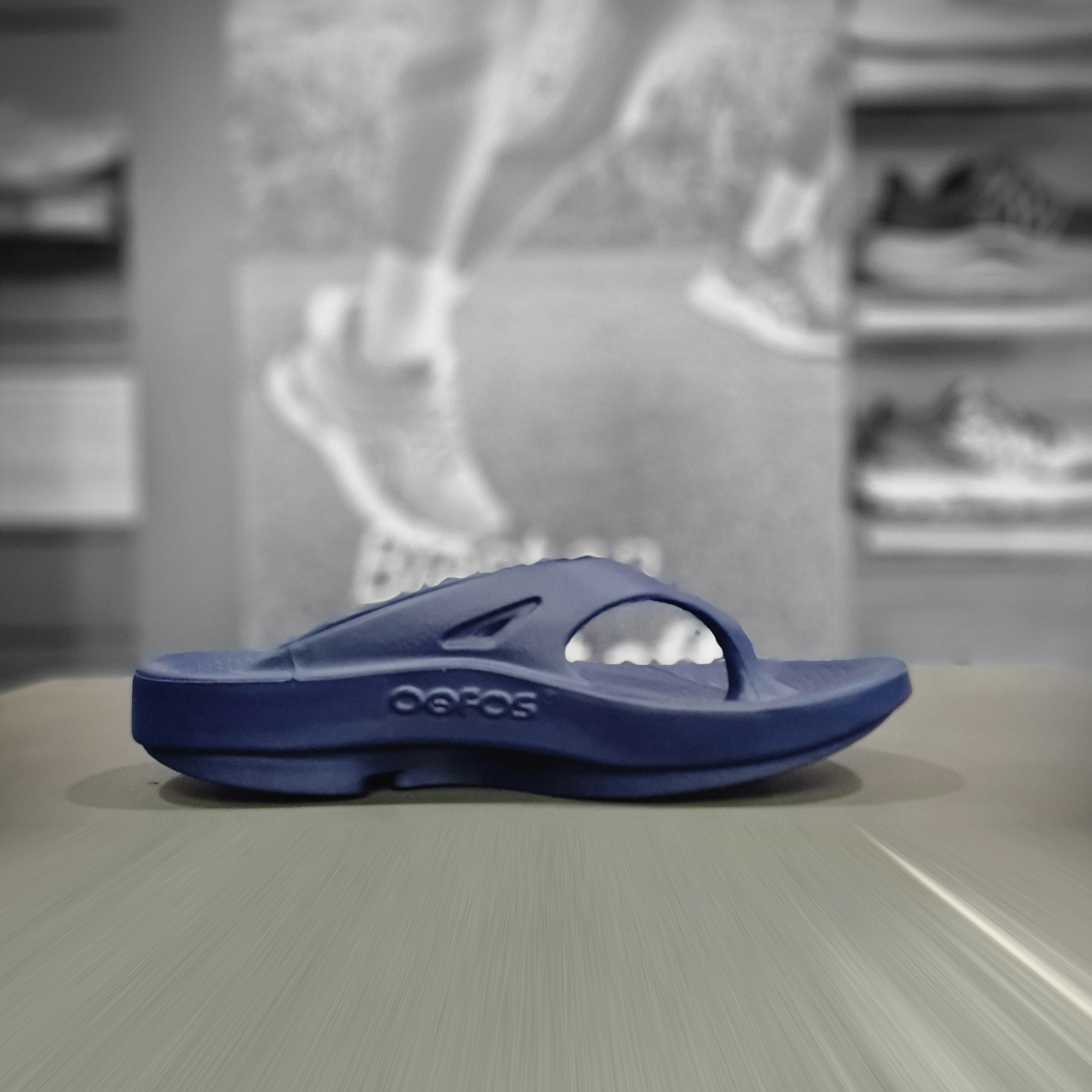 Oofos Sport Thong Plain Unisex - Durban Runner M3/W5 / Blue