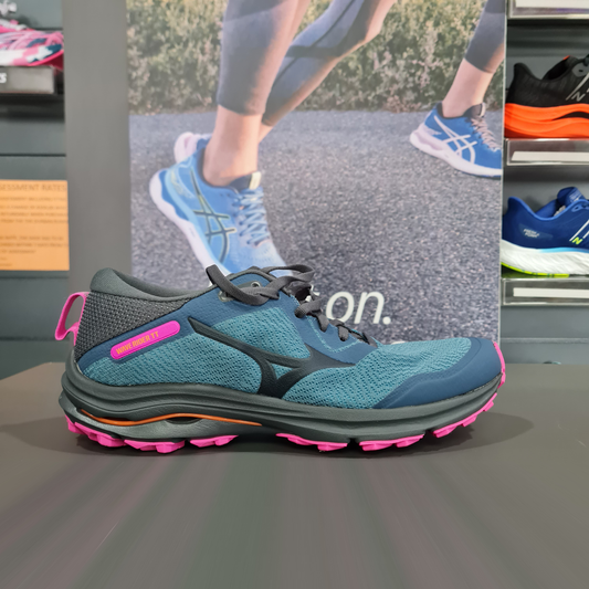 Mizuno Wave Rider Tt Womens - Durban Runner 6 / Blue/Grey/Pink