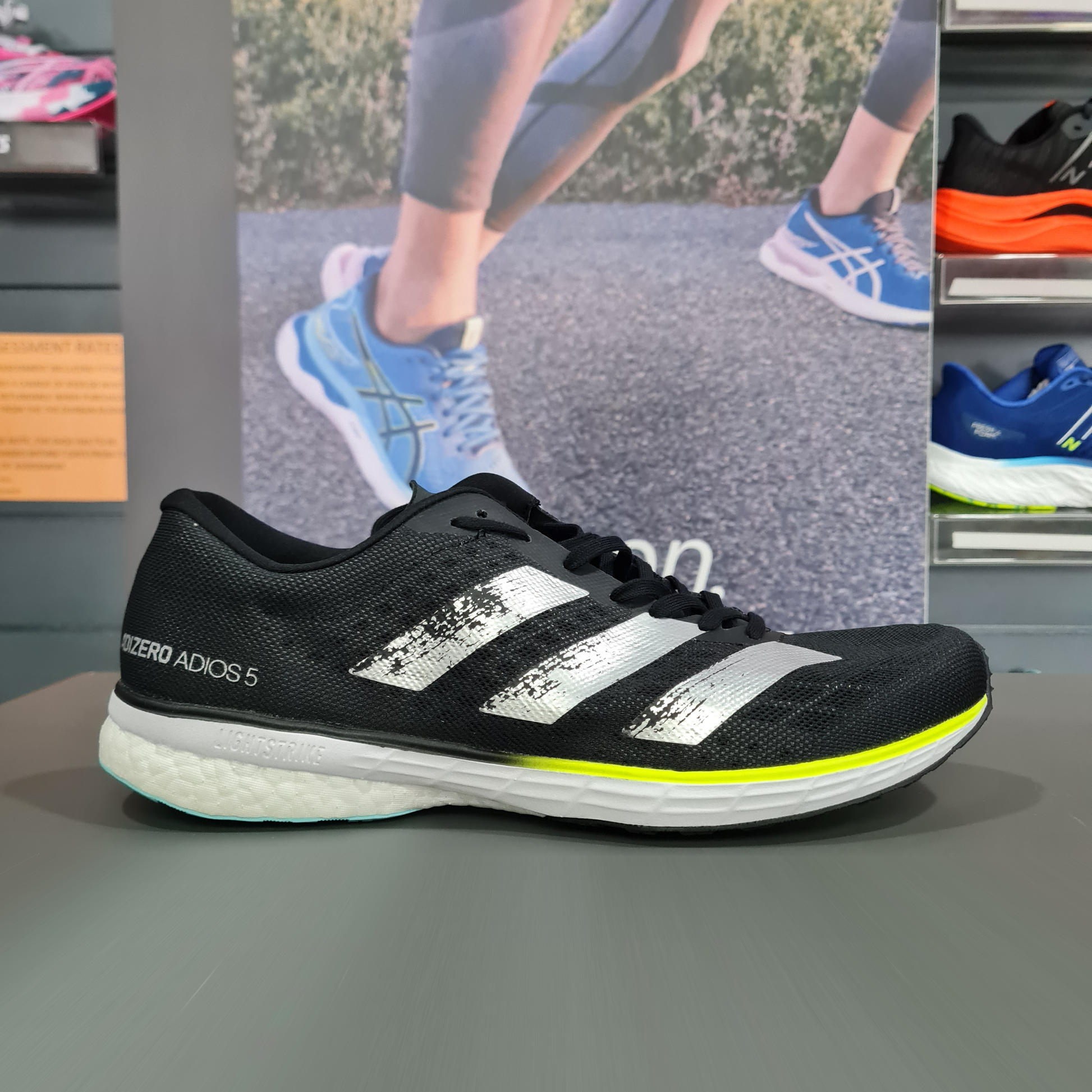 Adidas Adizero Adios 5 Mens - Durban Runner 11 / Green/Black/Blue