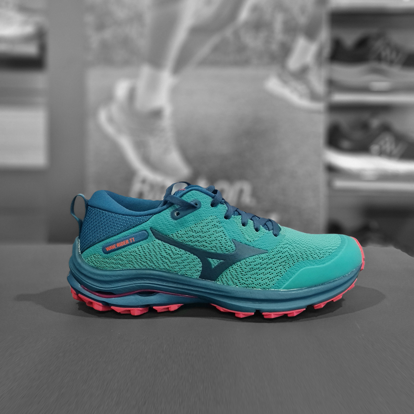 Mizuno Wave Rider Tt Womens - Durban Runner 6 / Green/White/Orange