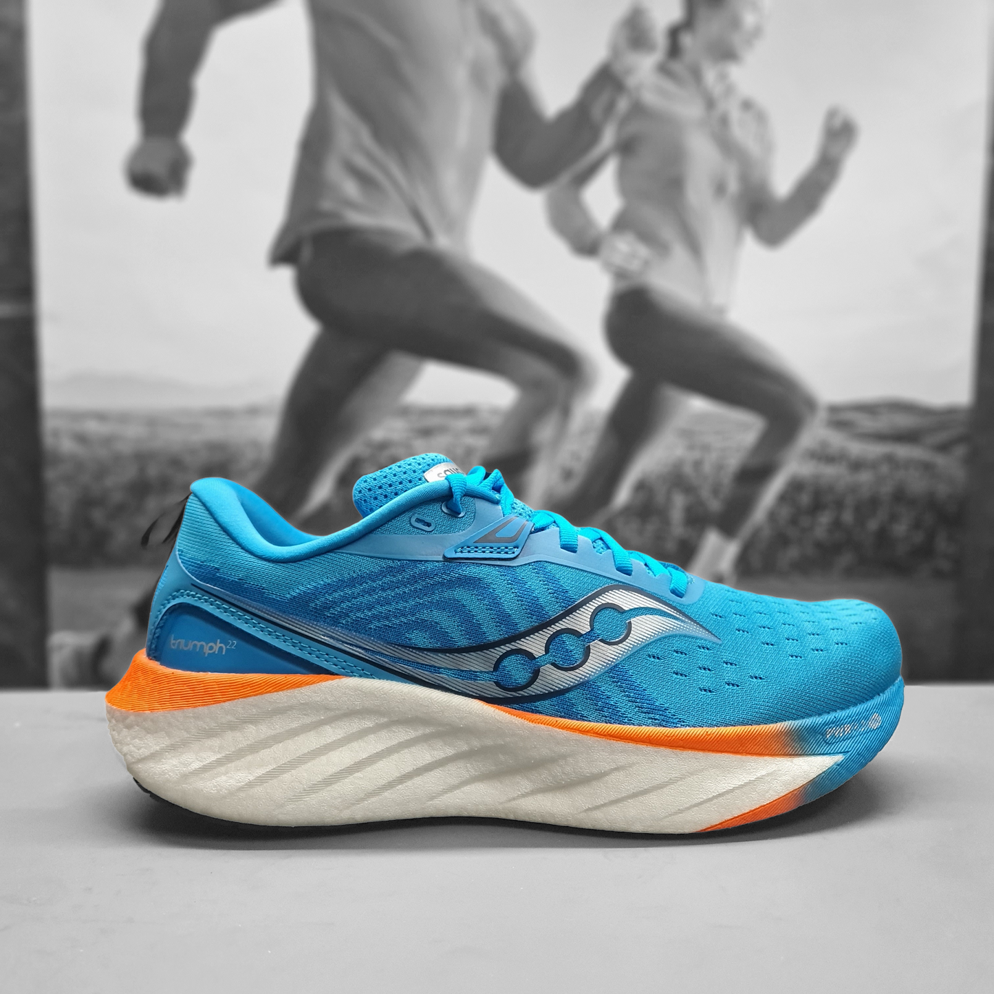Saucony Triumph 22 Mens - Durban Runner 7.5 / viziblue/pepperbleu
