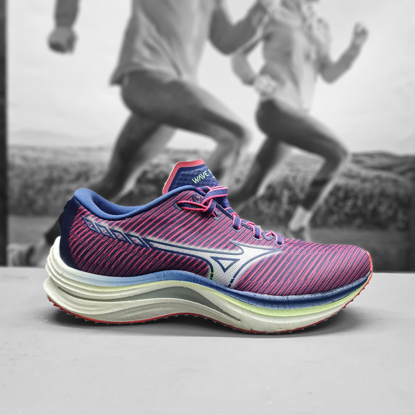 Mizuno Wave Rebellion Mens - Durban Runner 7 / Navy/Purple/Violet