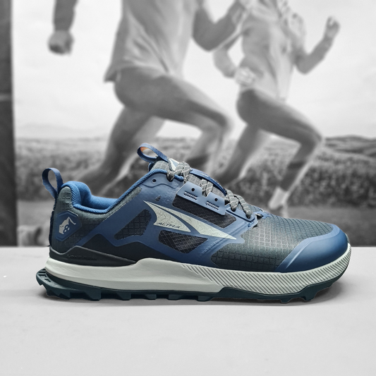 Altra Lone Peak 8 Mens Trail Running Shoe - Durban Runner 8 / Navy/Black