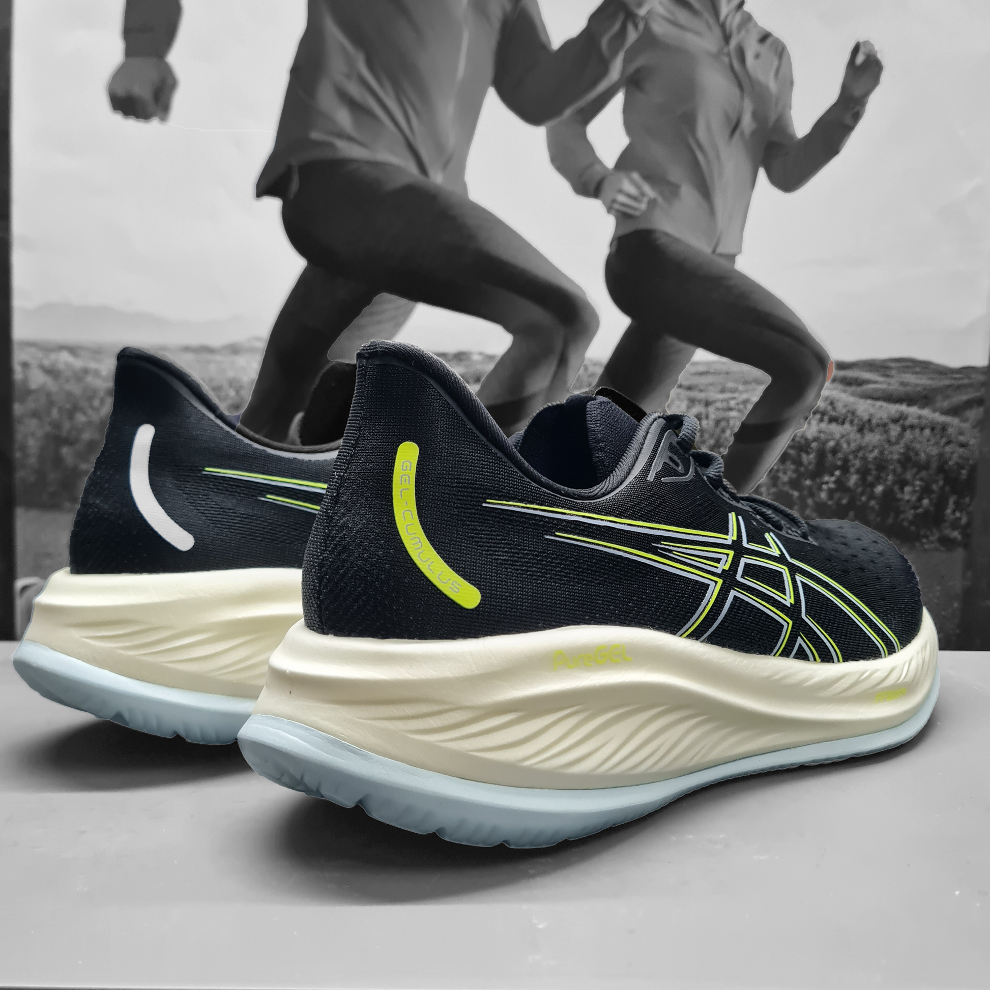 Asics Gel Cumulus 26 Mens - Durban Runner 7 / Black/safetey yellow