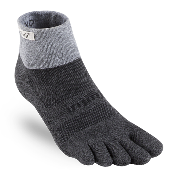 Injinji Trail Midweight Mini Crew - Durban Runner S / Granite