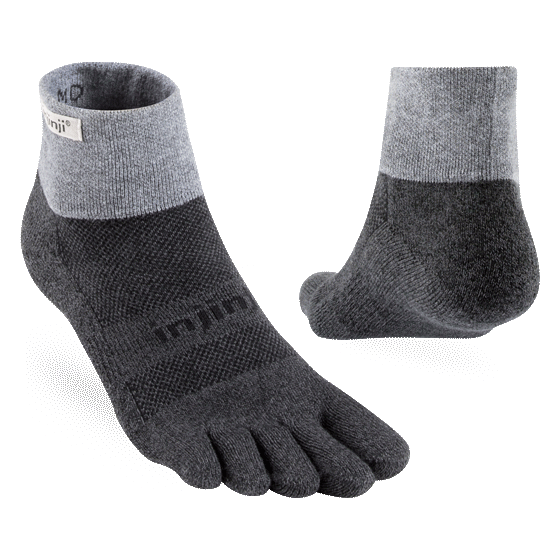 Injinji Trail Midweight Mini Crew - Durban Runner S / Granite