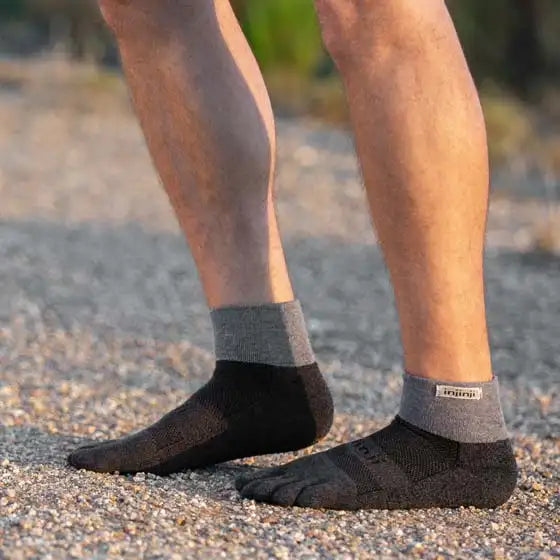 Injinji Trail Midweight Mini Crew - Durban Runner S / Granite