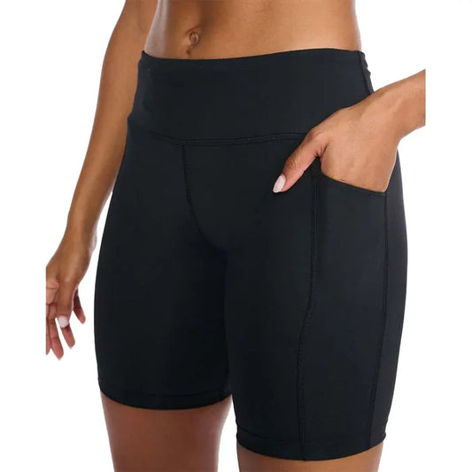 2Xu Performance Aero Mid Rise Comp 6 inch Short Womens - Durban Runner XS / Black
