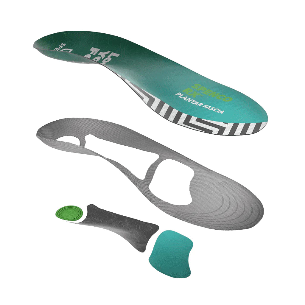 Spenco Plantis Fascia Womens - Durban Runner 7 To 13 / Green/Grey
