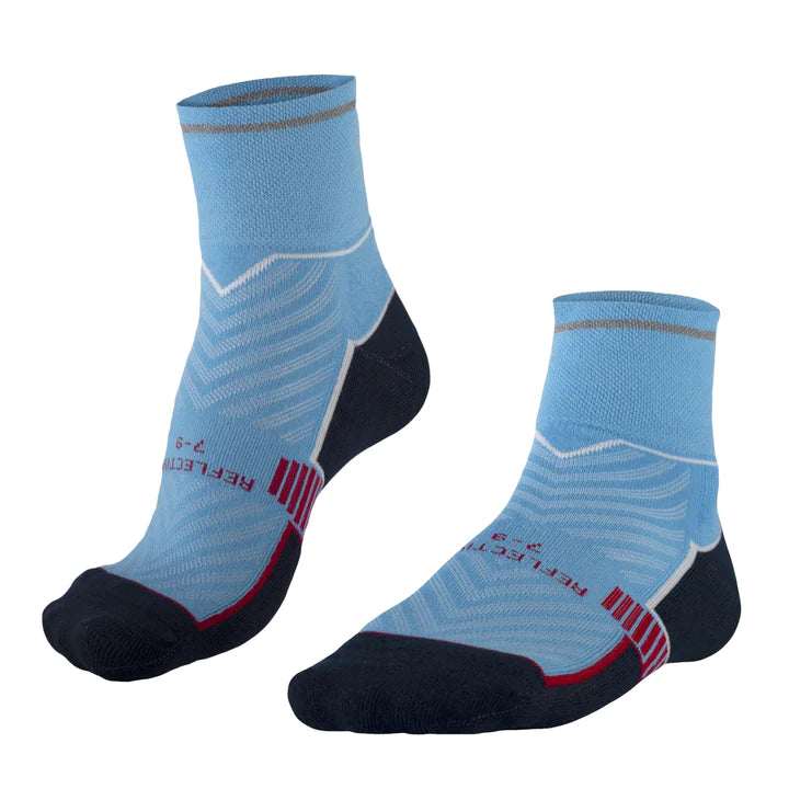 Falke Reflective Runner Socks Unisex - Durban Runner 4 TO 6 / Blue