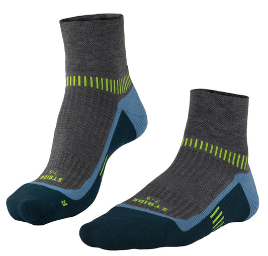 Falke Stride Hidden Socks - Durban Runner 10 To 12 / Green/Blue