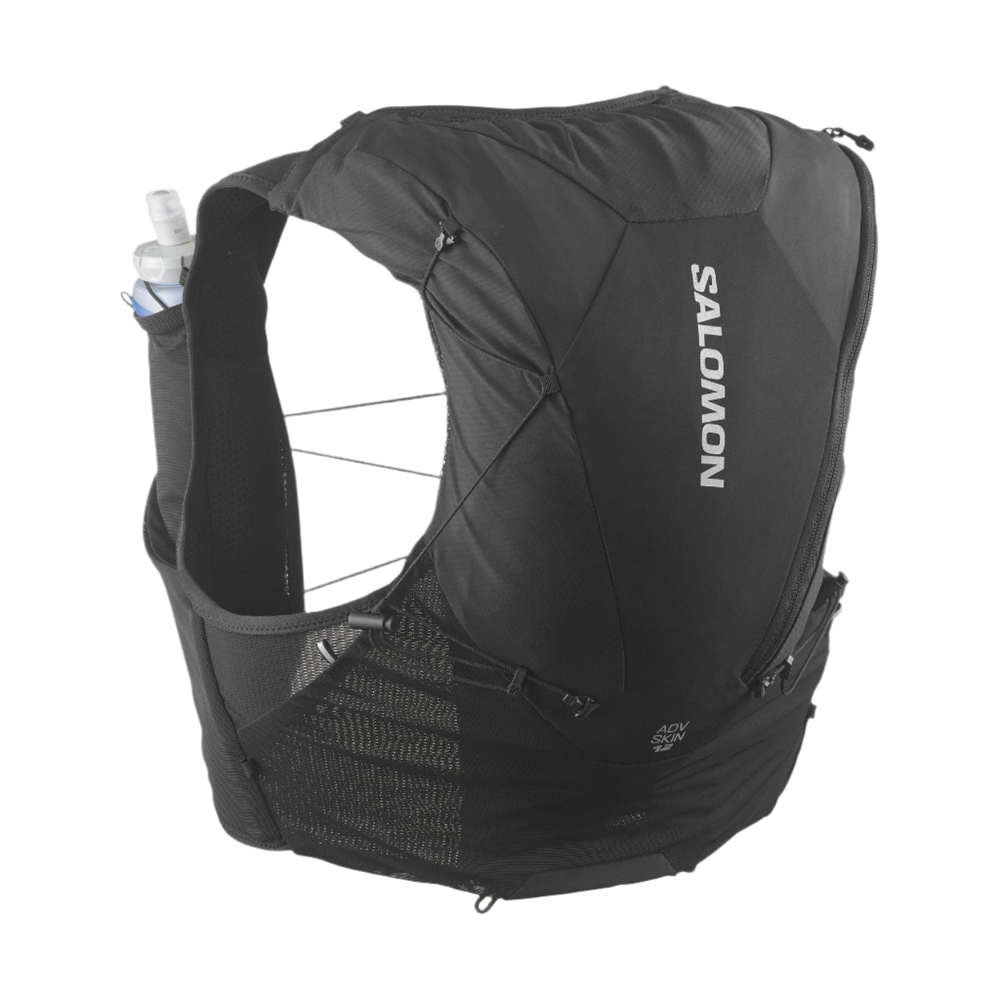 Salomon ADV Skin 12 Womens Running Vest - Durban Runner XS / BLACK/Asphalt