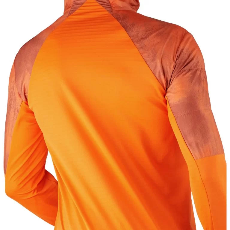 Salomon Hybrid Track Top Mens - Durban Runner S / Orange