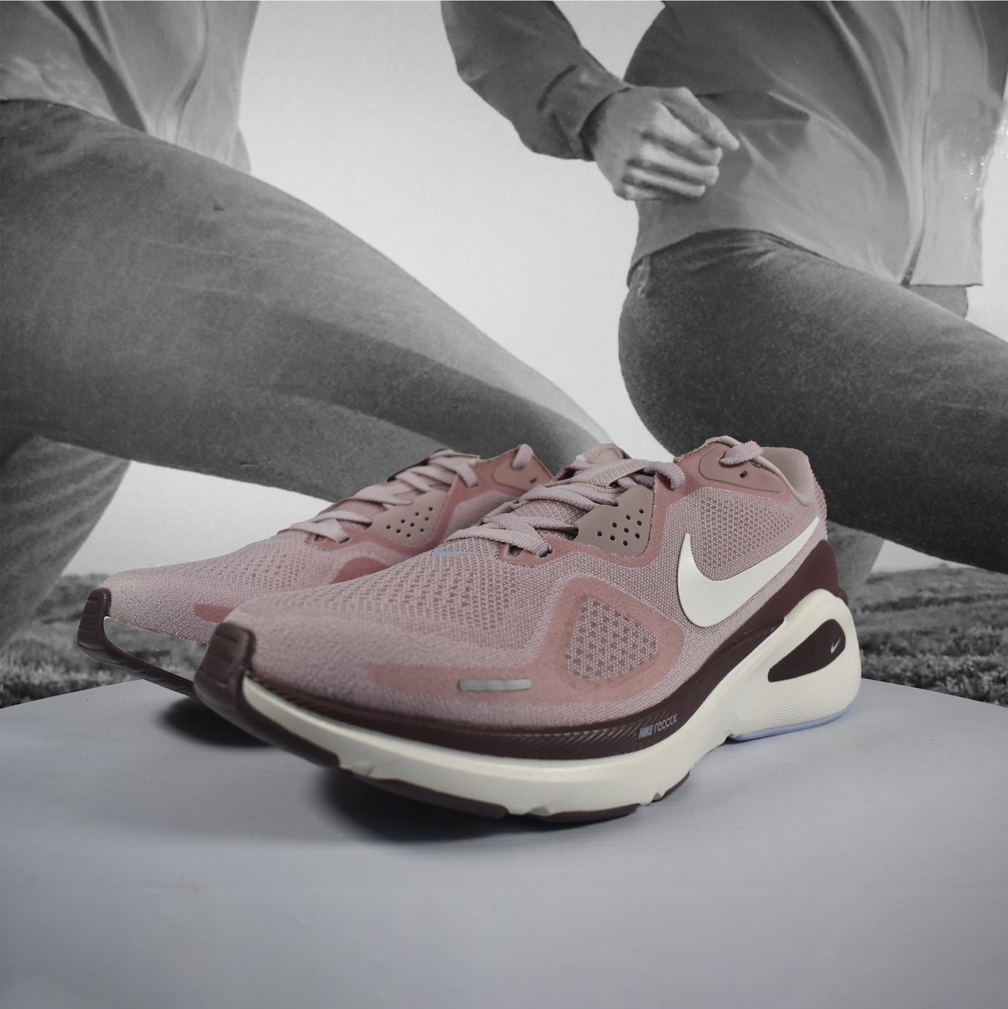 Nike Structure 26 Womens Road Running Shoes - Durban Runner 5 / Particle Rose/Sail-Tattoo-Hydrogen Blue