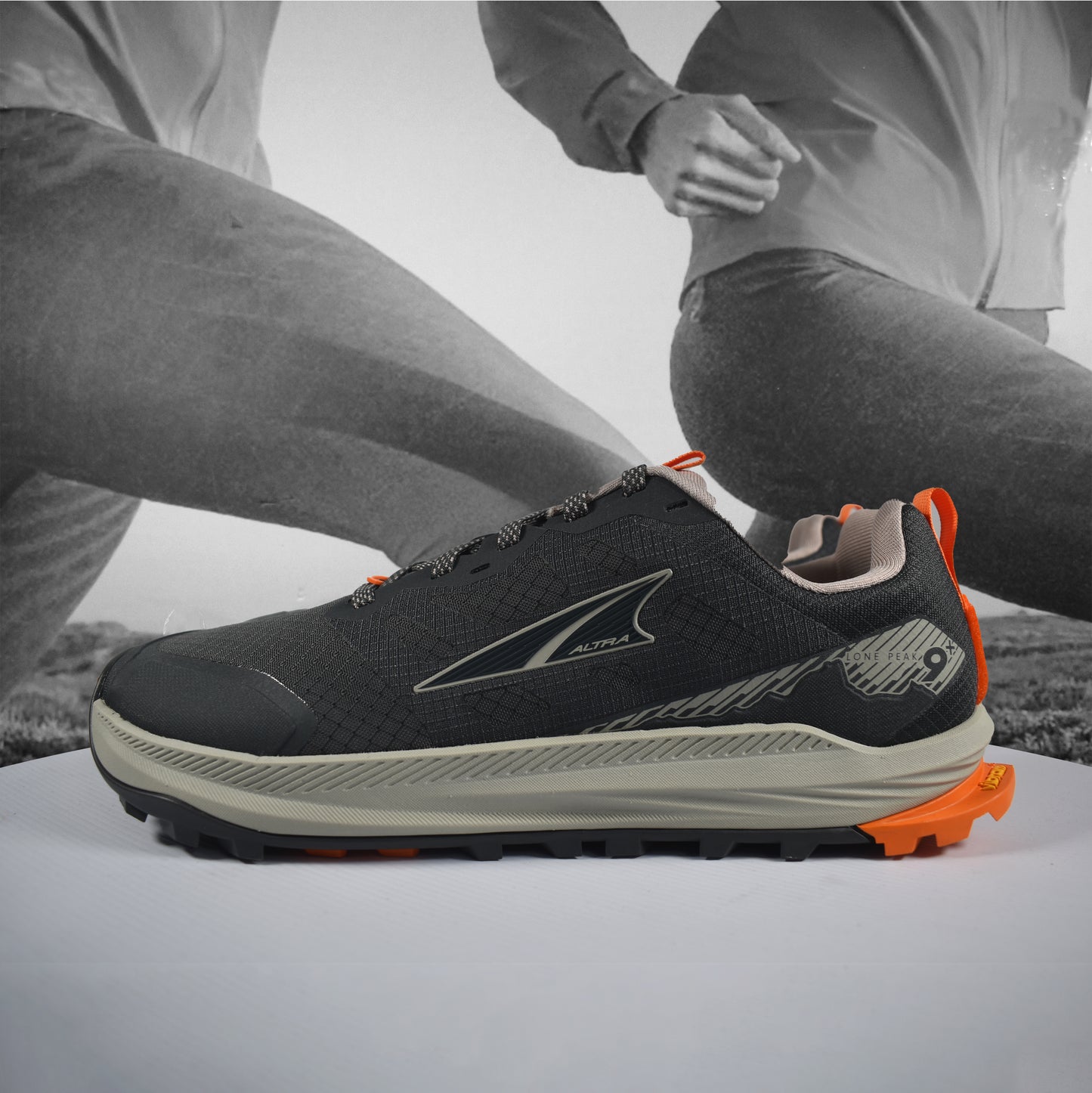 Altra Lone Peak 9+ Mens Trail Running Shoes - Durban Runner 7 / Dark Shadow