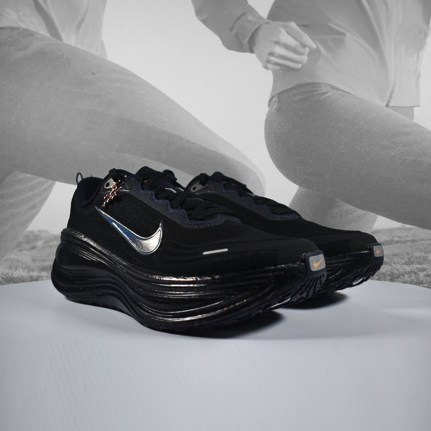 Nike Vomero Plus Womens Road Running Shoes - Durban Runner PITCH BLUE/BLACK-BLUR-BLACKENED BLUE / 7.5