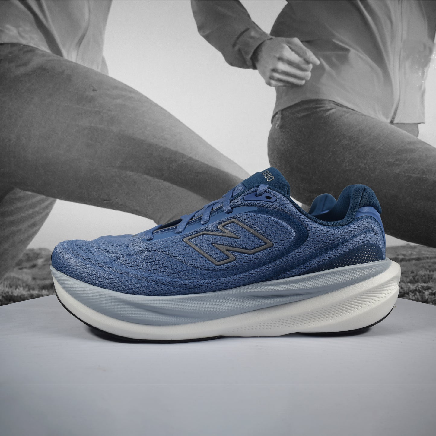 New Balance 1080 V15 D Mens (Normal Width) - Durban Runner 7.5 / Blue