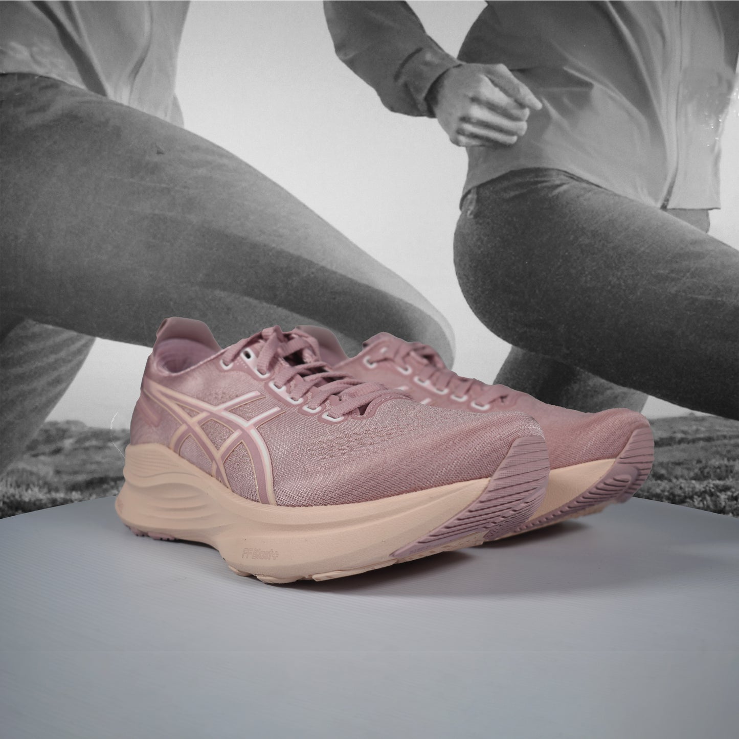 Asics GEL-KAYANO 32 Womens Running Shoe - Durban Runner 5 / MORGANITE/PEARL PINK