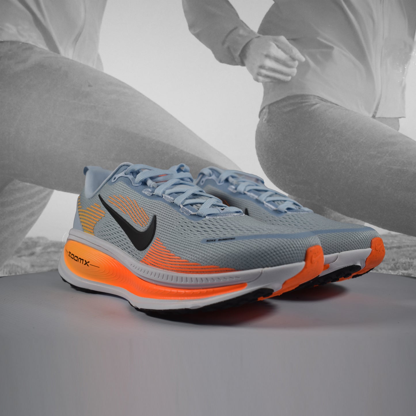 Nike VOMERO 18 Neutral Running Shoes - Durban Runner UK7.5 / HYDROGEN BLUE/BLACK