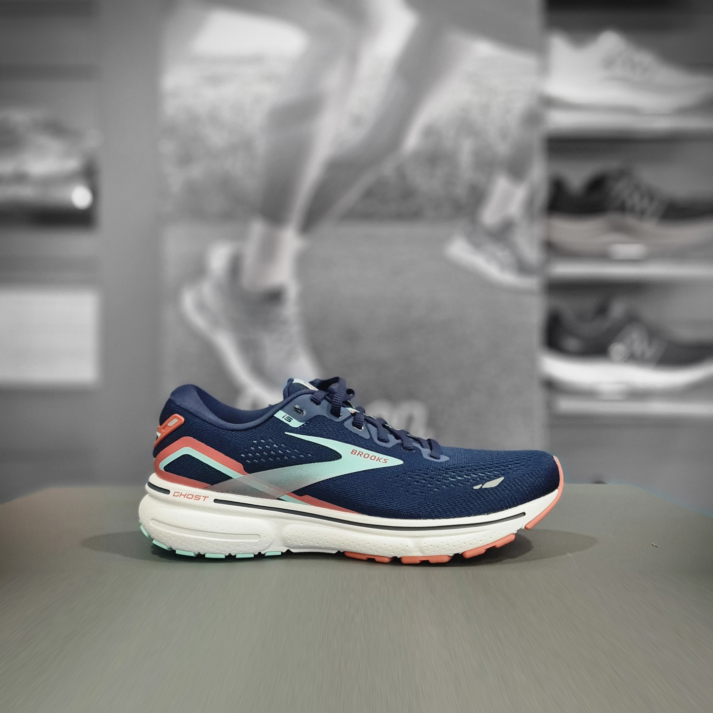 Brooks Ghost 15 Womens - Durban Runner 5 / Peacote/Canal Blue/Rose