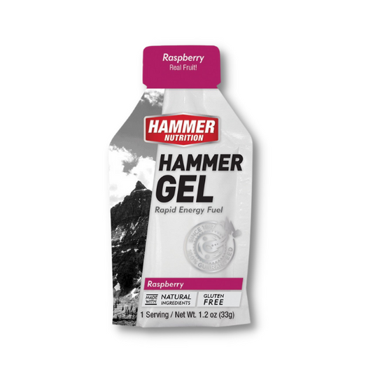 Hammer Nutrition Gel Raspberry 30g - Durban Runner 33G / Raspberry