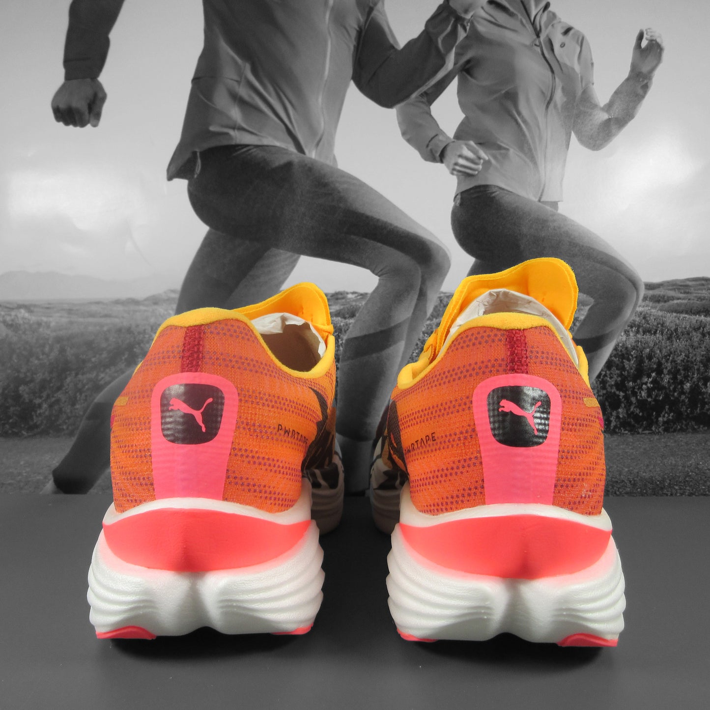 Puma Deviate Nitro Elite Mens - Durban Runner 8 / Fire Sun Stream
