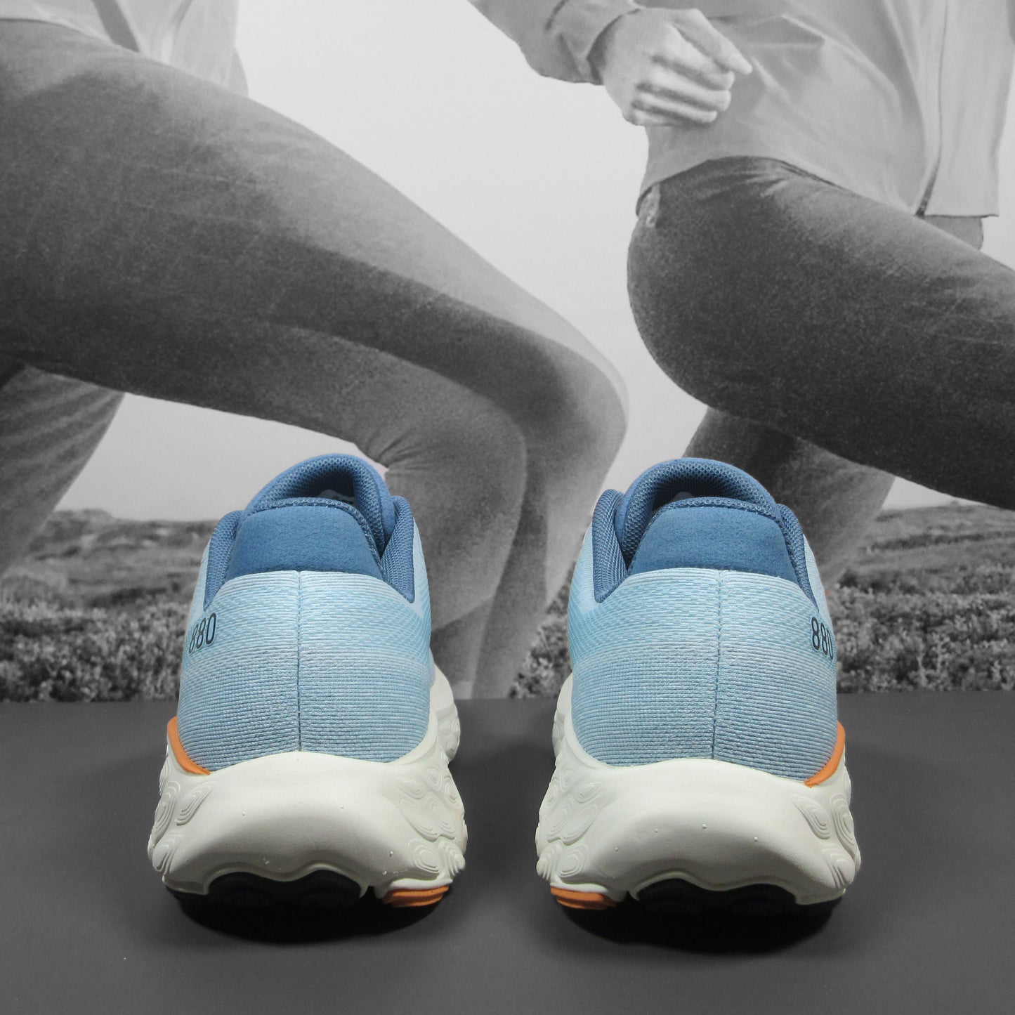 New Balance 880 V14 D Womens - Durban Runner 5 / Light Blue/Orange/White (Wide Width)