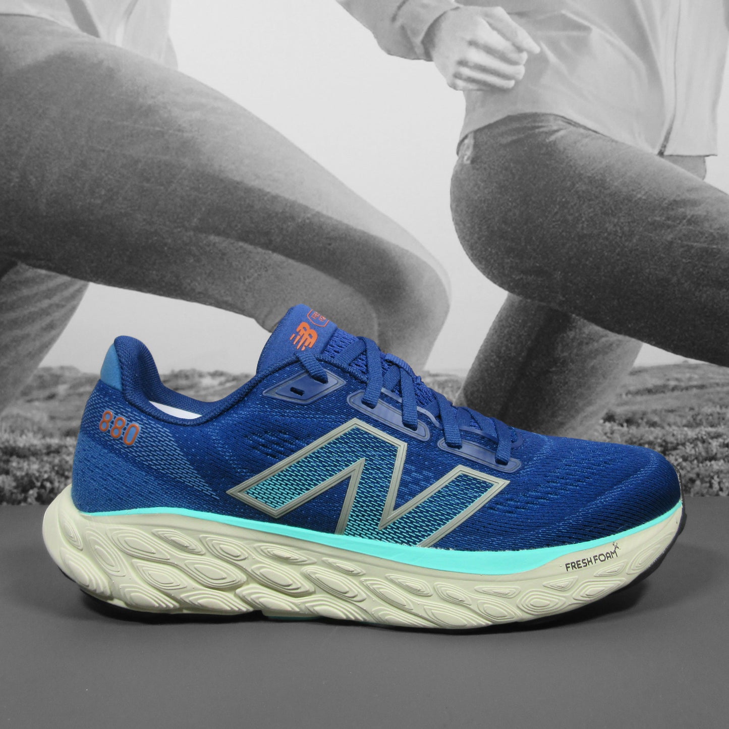 New Balance 880 V 14 2E Mens - Durban Runner 7.5 / Blue/White (Wide Width)