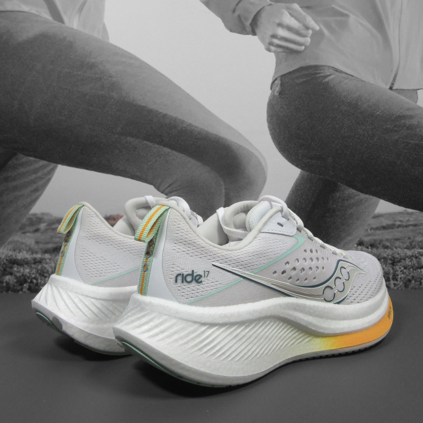 Saucony Ride 17 Womens - Durban Runner 5 / Wh/Peel