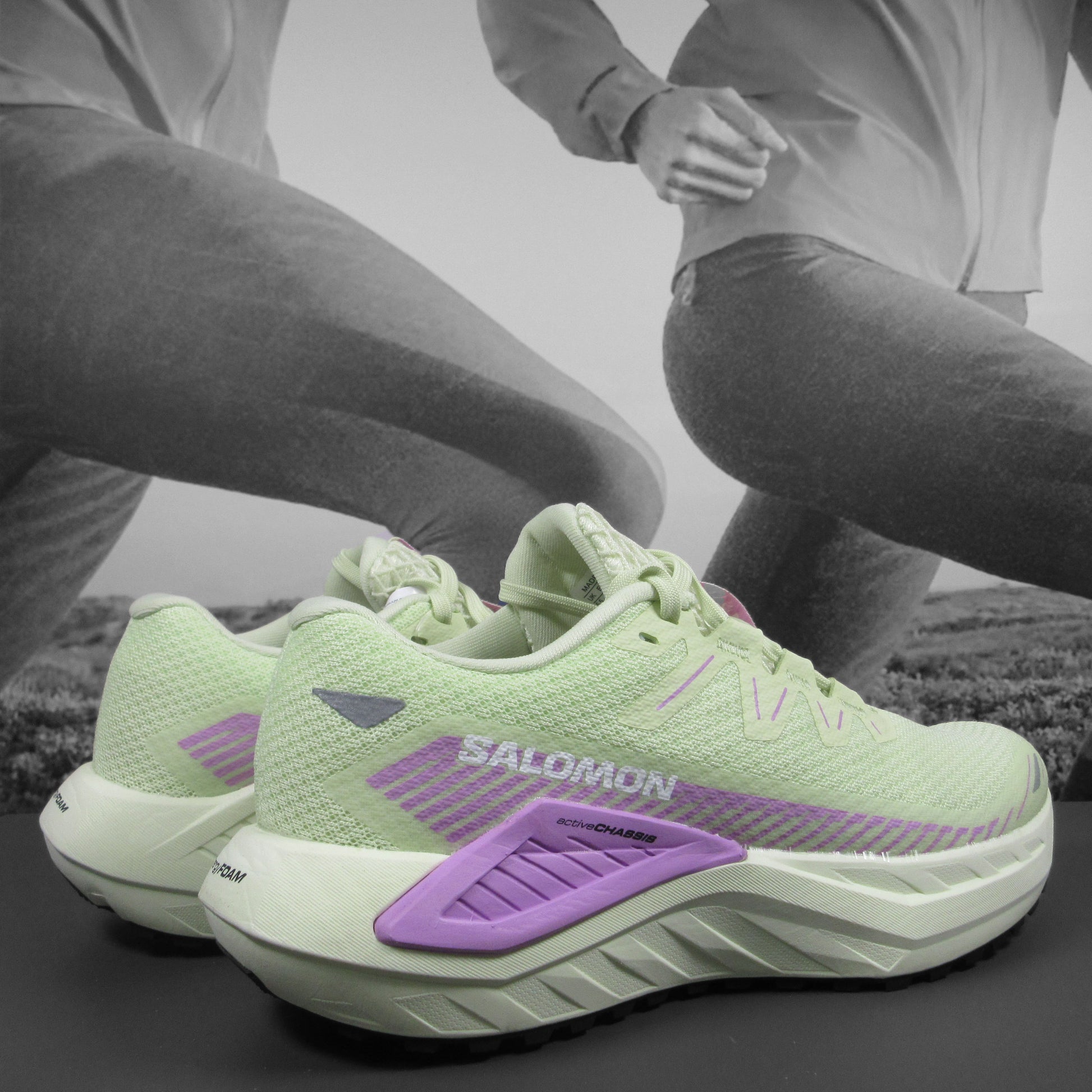 Salomon DRX Defy GRVL Womens - Durban Runner 5.5 / Lime Cream/Violet Tulle