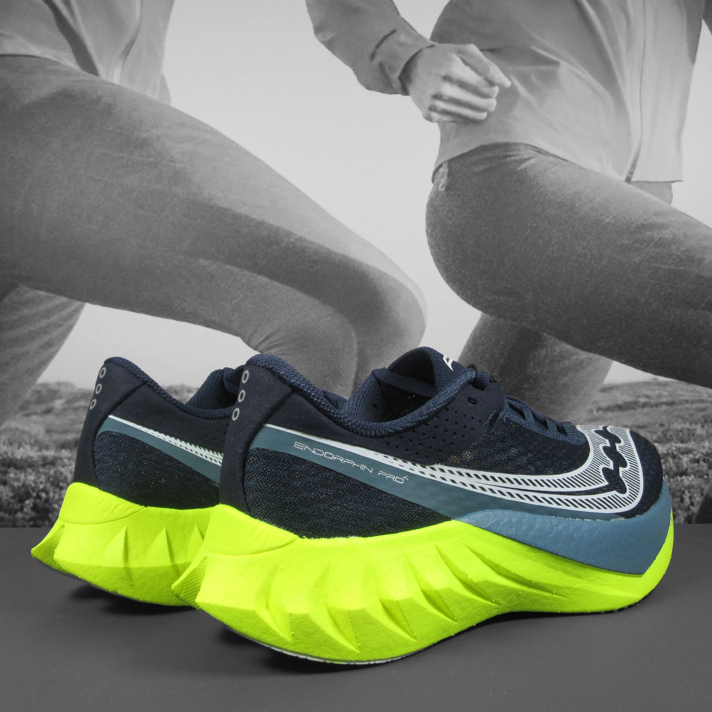 Saucony Endorphin Pro 4 Mens - Durban Runner 7 / Navy/Citron