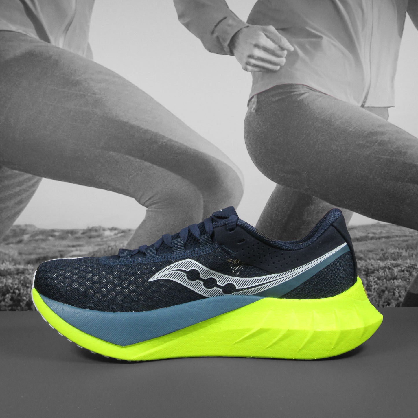 Saucony Endorphin Pro 4 Mens - Durban Runner 7 / Navy/Citron
