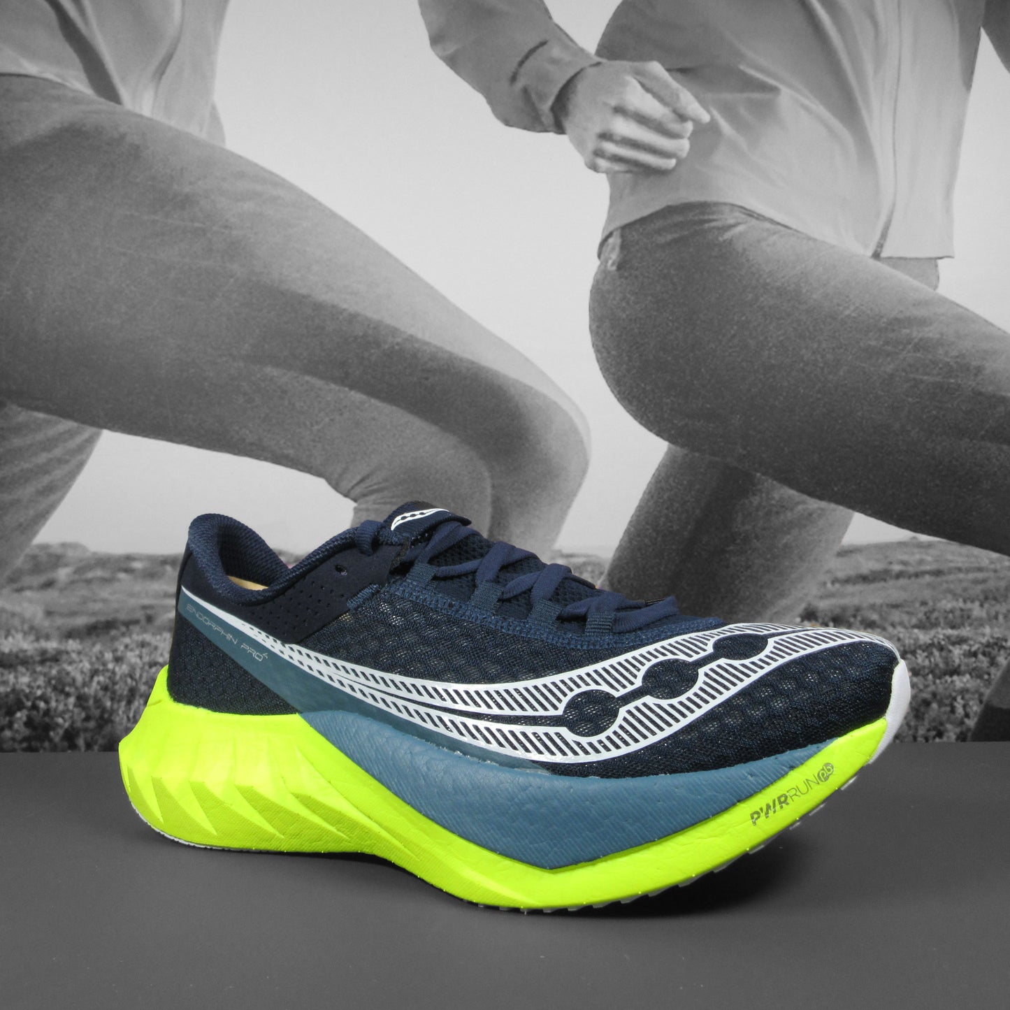 Saucony Endorphin Pro 4 Mens - Durban Runner 7 / Navy/Citron