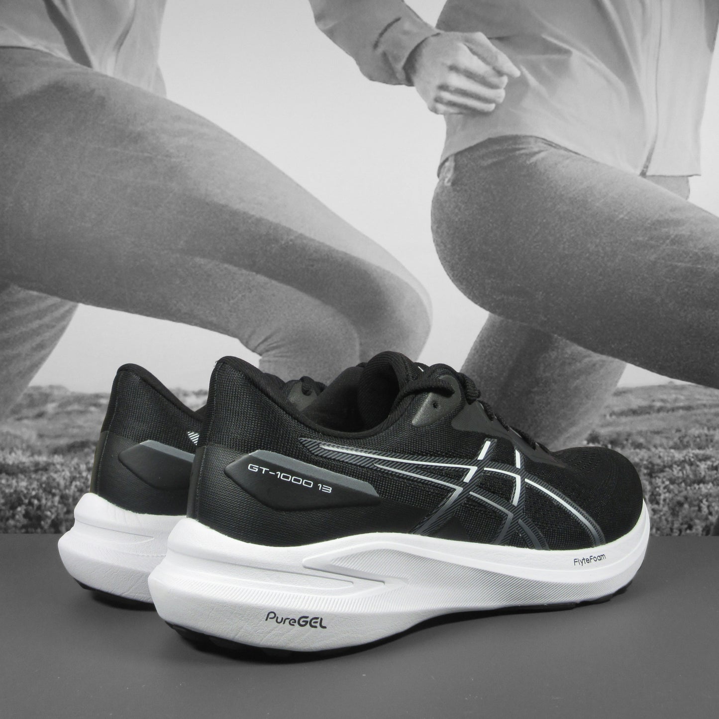 Asics GT1000 Womens - Durban Runner 4.5 / Black/White