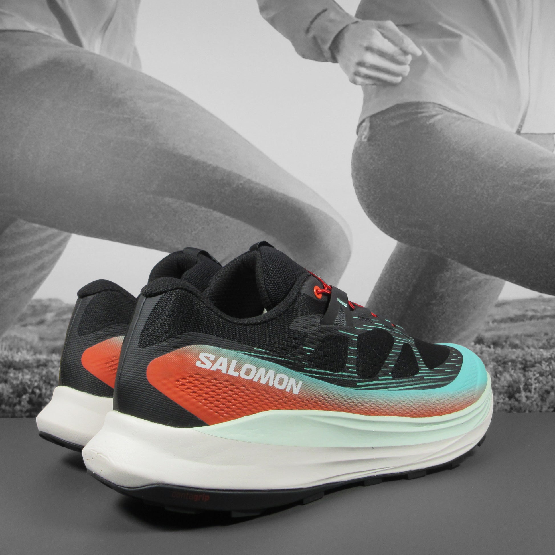 Salomon Ultra Glide 2 Mens - Durban Runner 7.5 / black/electric/green