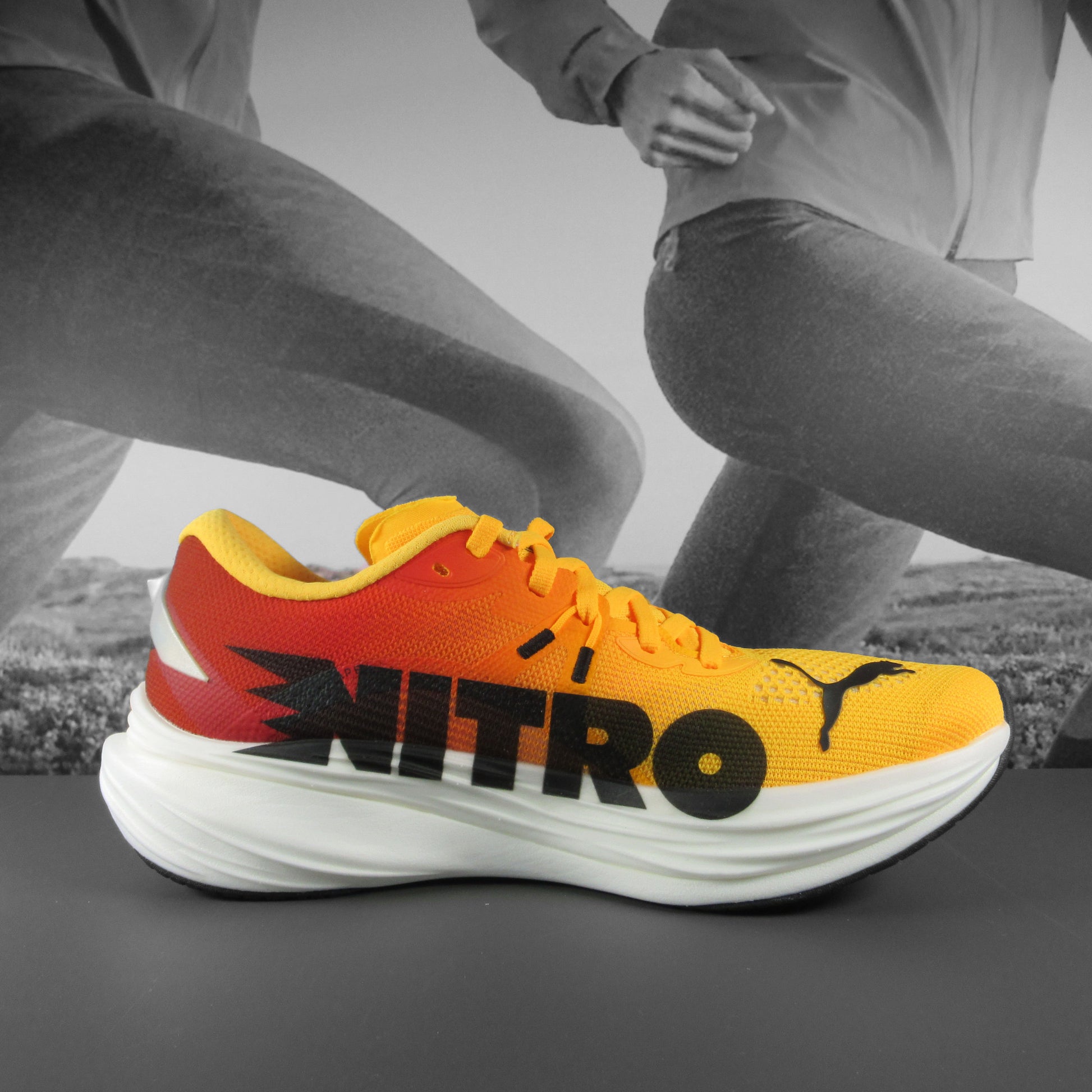 Puma Deviate Nitro 3 Mens - Durban Runner 7.5 / sun stream-sunset glow