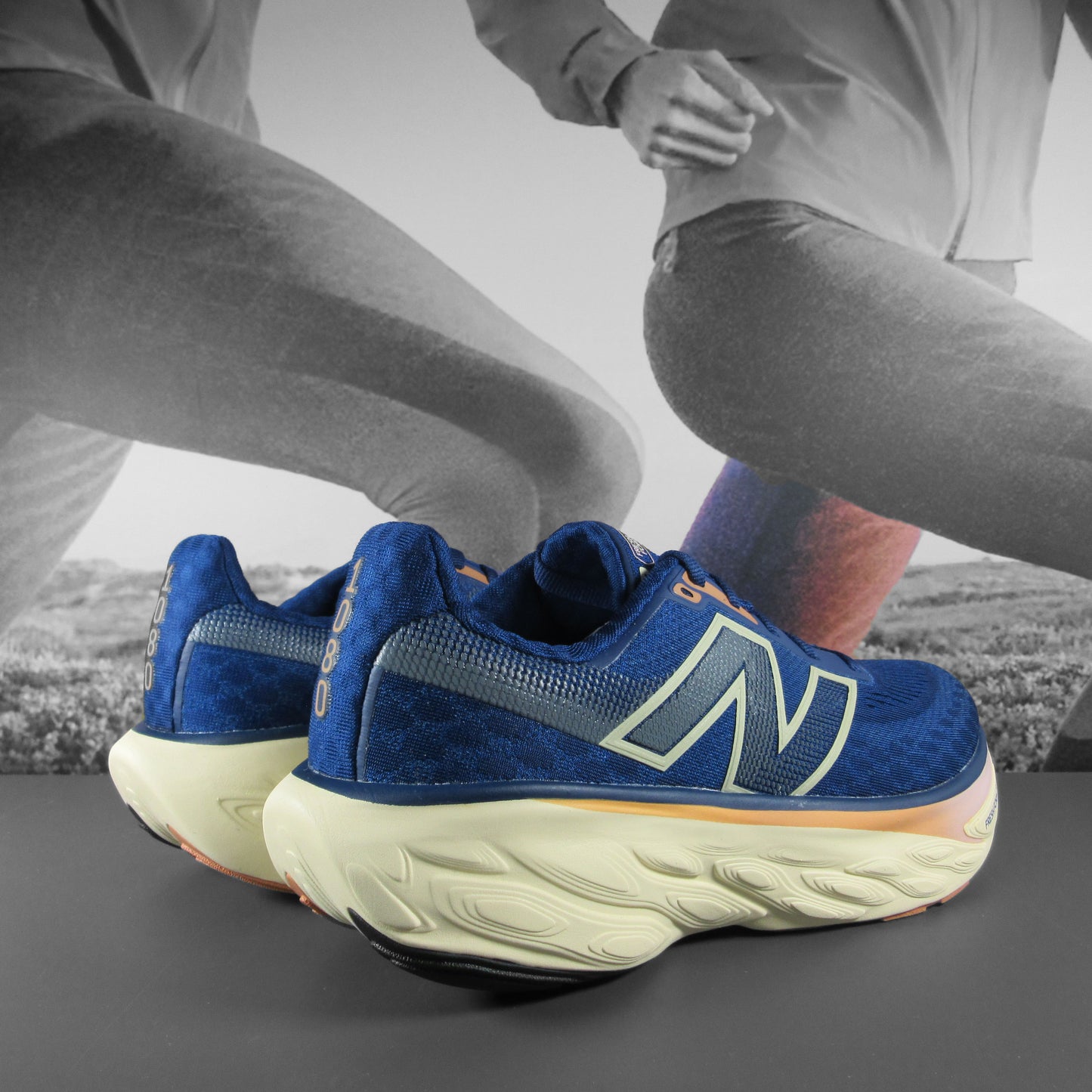 New Balance 1080 V14 D Womens - Durban Runner 4 / Navy/White