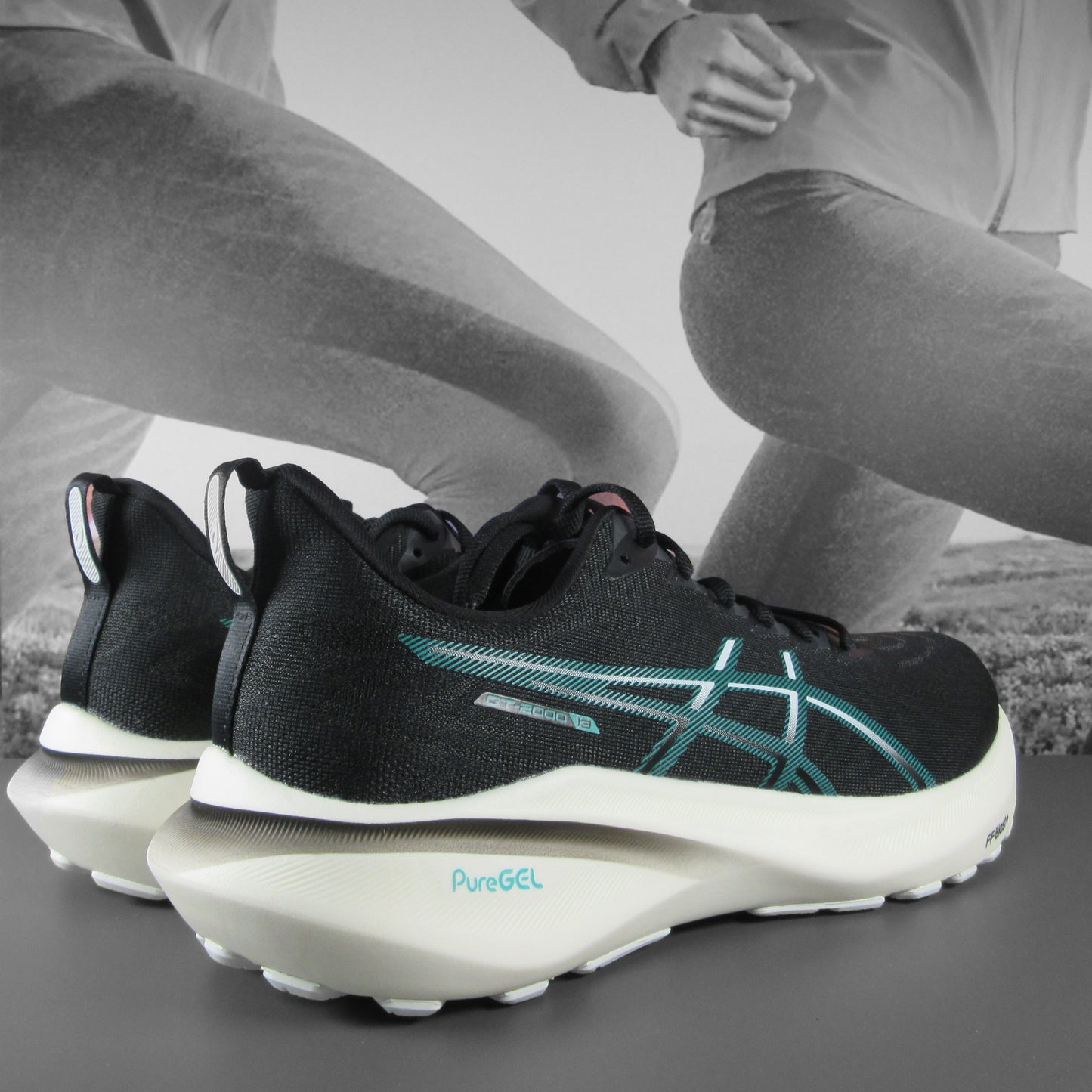 Asics Gt-2000 V13 Mens - Durban Runner 8 / Black/Wave Teal