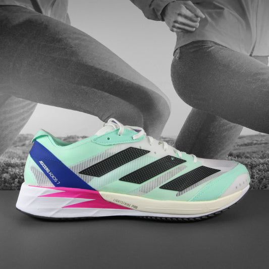 Adidas Adizero Adios 7 Womens - Durban Runner 4.5 / White/Green
