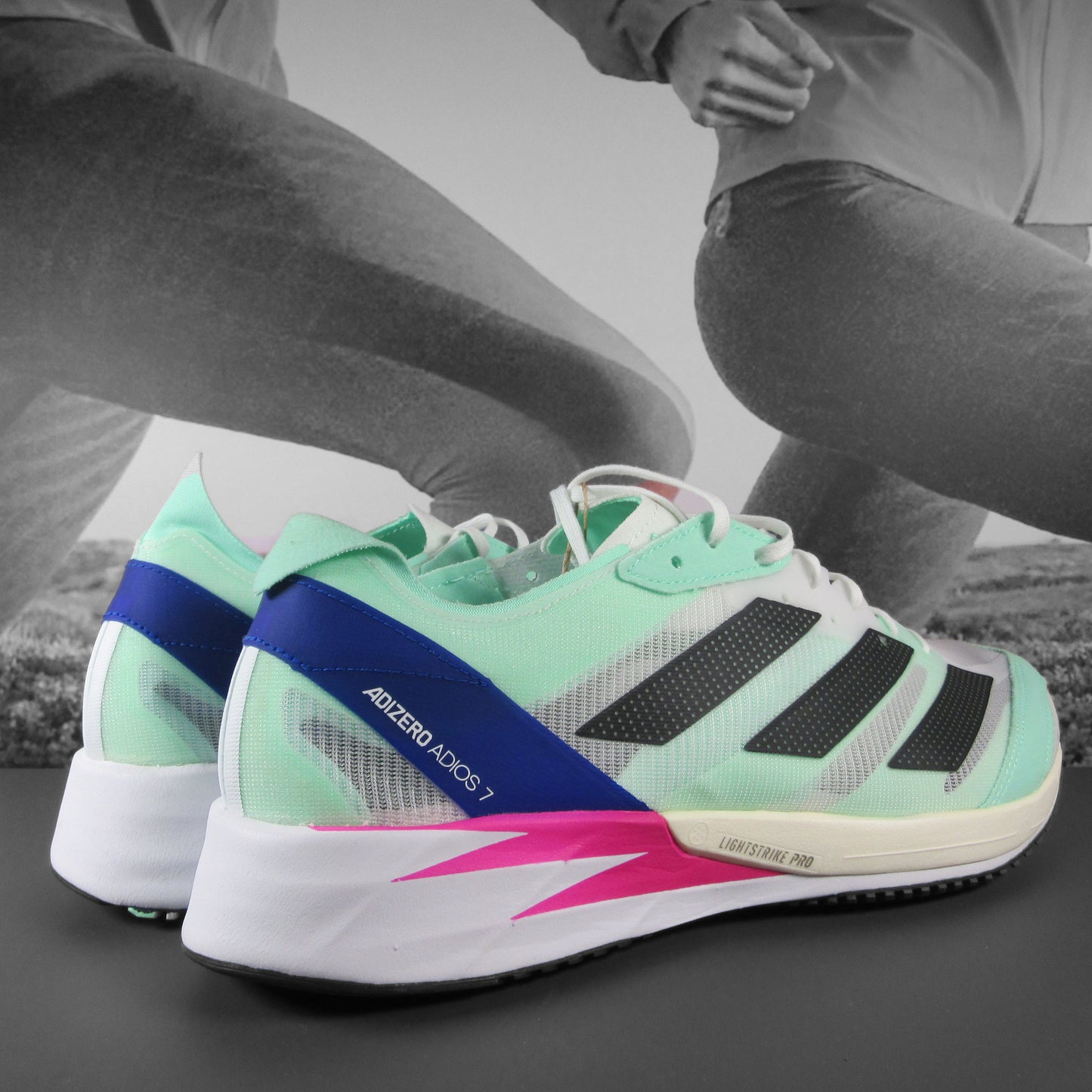 Adidas Adizero Adios 7 Womens - Durban Runner 4.5 / White/Green