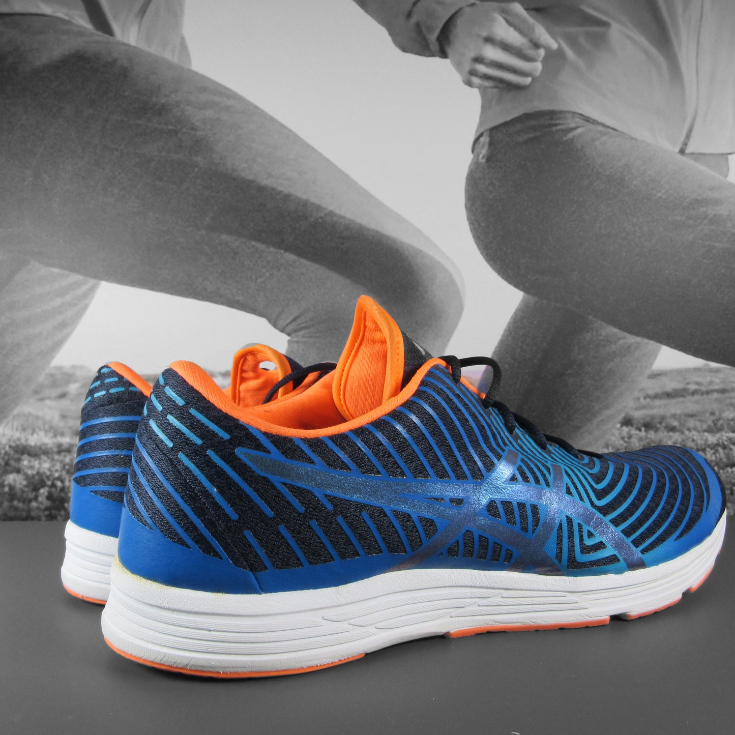 Asics Hypertri 3 Mens - Durban Runner 6.5 / Blue/Peacote