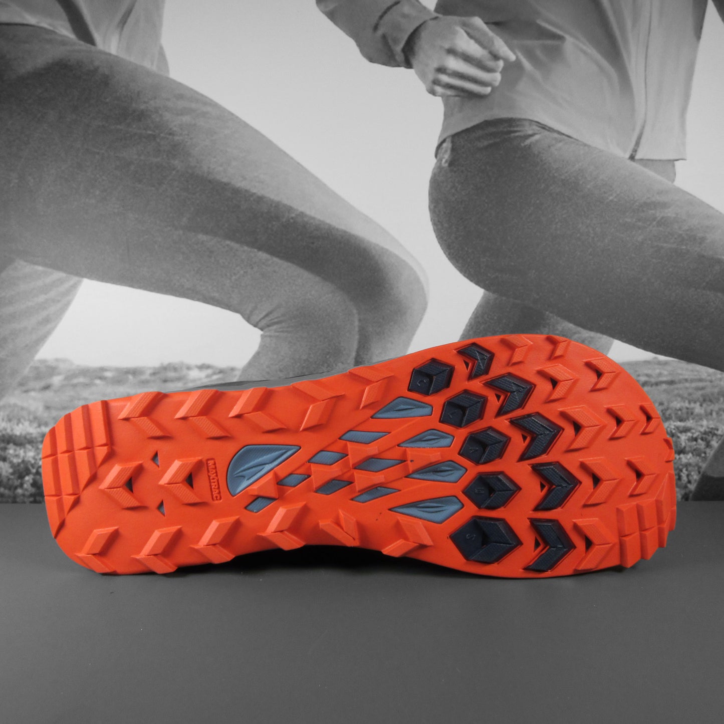 Altra Lone Peak 8 Mens Trail Running Shoe - Durban Runner 8 / BLUE/ORANGE