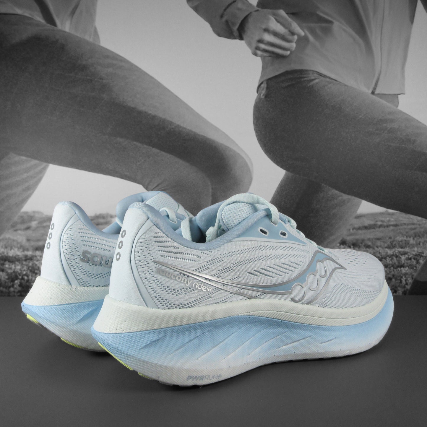 Saucony Ride 18 Womens - Durban Runner 4 / ice/drm