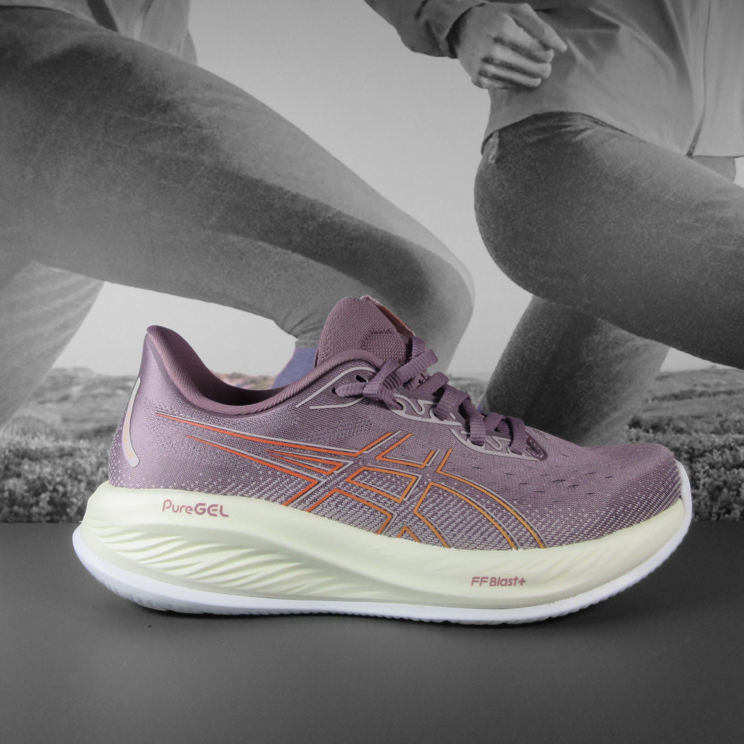 Gel-Cumulus 26 Womens - Durban Runner 4 / dusty mauve/faded orange