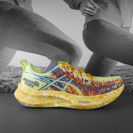 Asics Noosa Tri 16 Mens - Durban Runner 7.5 / Huddle Yellow/Illusion Blue